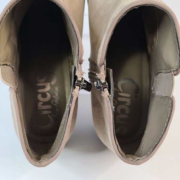 Circus By Sam Edelmam Porter Taupe Ankle Boots Women's Size 10 Retail $120 - Picture 8 of 10